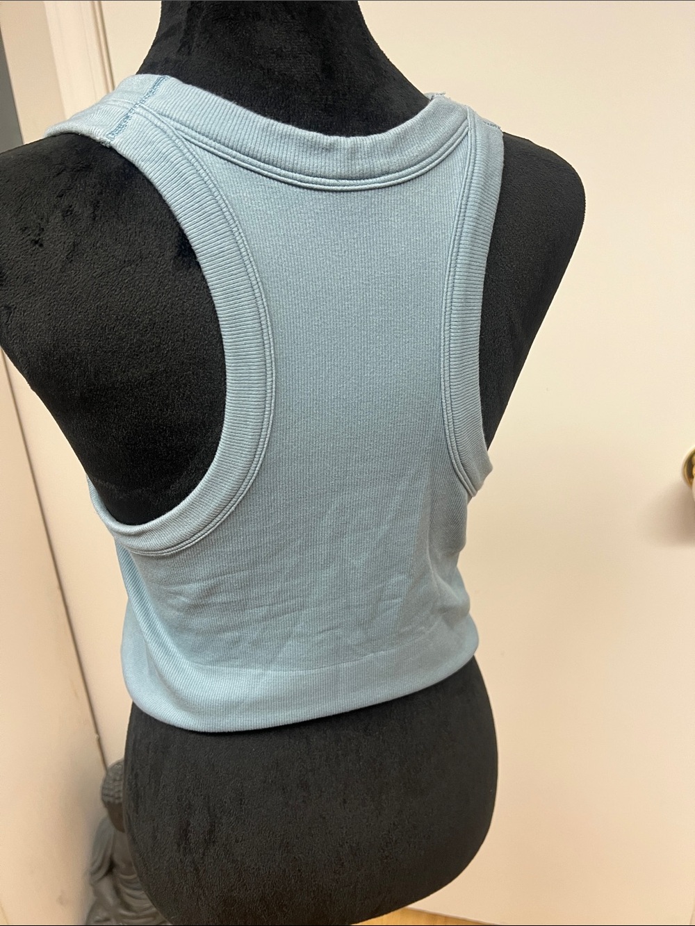 DSG Light Blue Ribbed Crew Tank - Picture 2 of 2